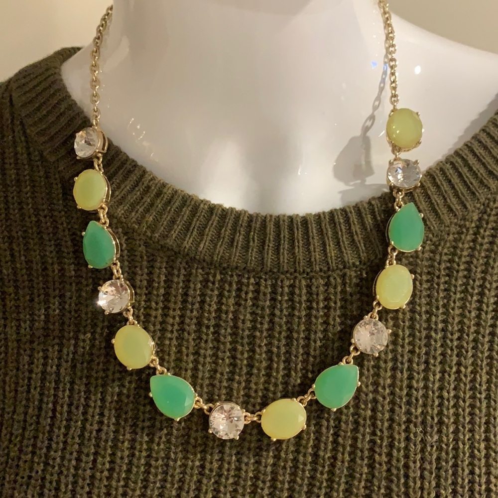 J. Crew Turquoise Statement Necklace - Picture 2 of 5